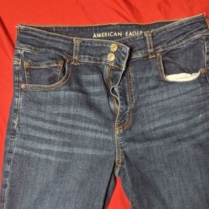 American Eagle high rise artist